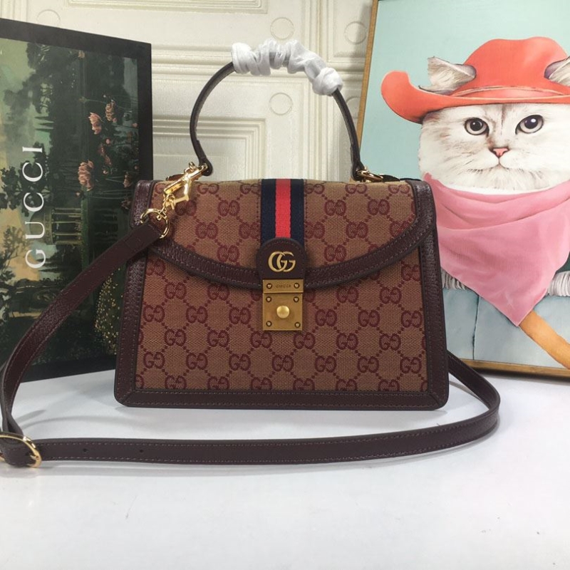 G*u*i top handle bags
